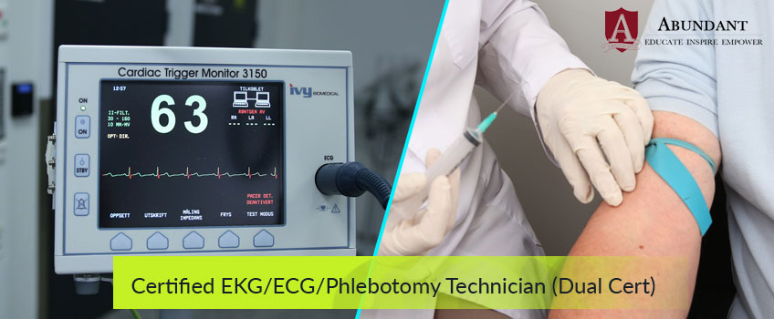Certified EKG/ECG/Phlebotomy Technician (Dual Cert)